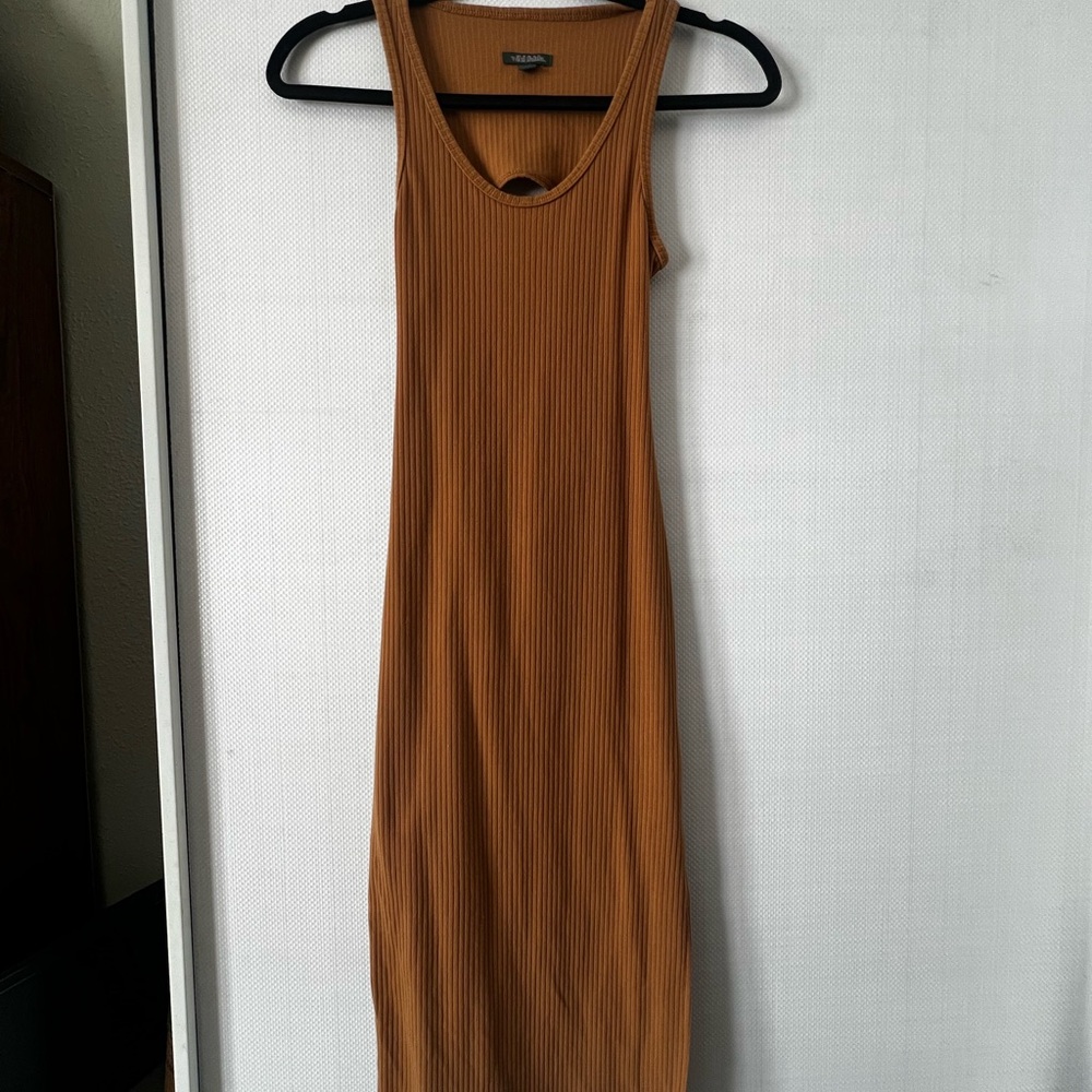 Ribbed Sleeveless Dress